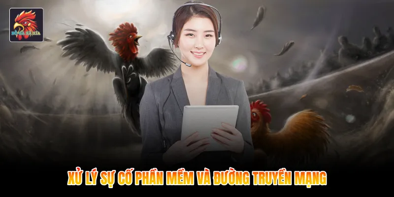 Xử lý sự cố phần mềm và đường truyền mạng